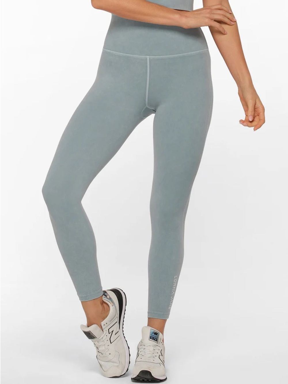 Lorna Jane light blue Performance Leggings with Logo